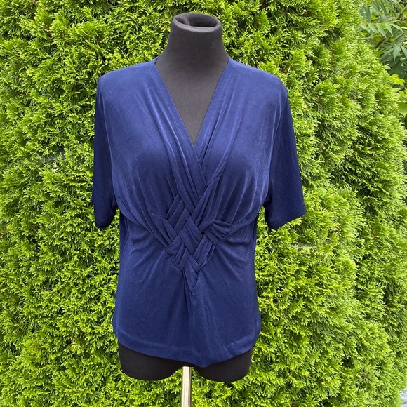 jostar Tops - Jostar women’s sparkle short sleeve v neck top